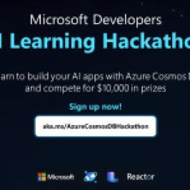 Begin your AI journey with Microsoft Azure Cosmos DB—compete for K